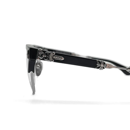 Chrome Hearts Evagilist Diamond BK/SS Glasses
